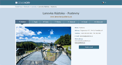Desktop Screenshot of lanovka-pustevny.cz