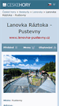 Mobile Screenshot of lanovka-pustevny.cz